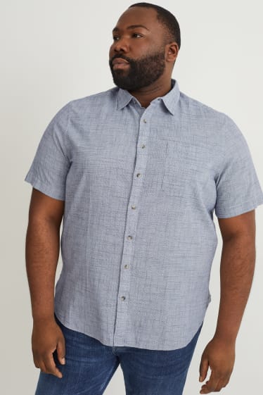 Home XL - Camisa vaquera - regular fit - coll kent - gris