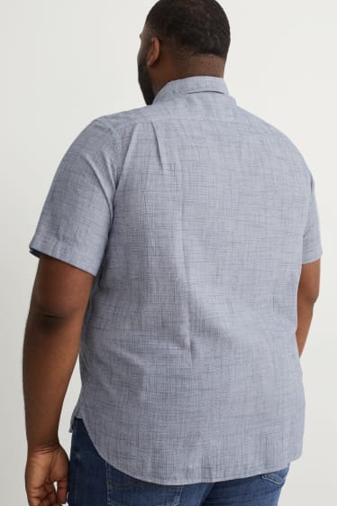 Home XL - Camisa vaquera - regular fit - coll kent - gris