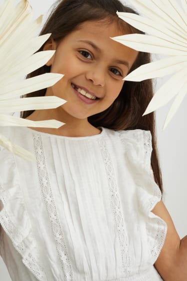 Bambine: - Vestito - bianco crema