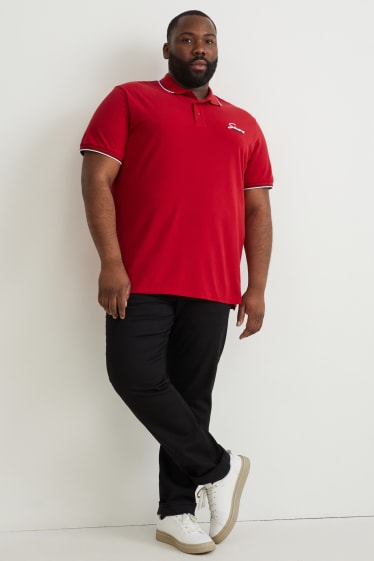 Herren XL - Poloshirt - dunkelrot