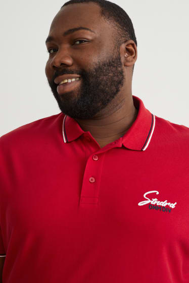 Herren XL - Poloshirt - dunkelrot
