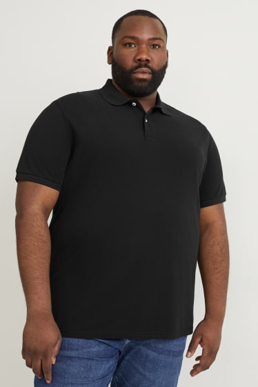 Hommes grandes tailles - Polo - noir