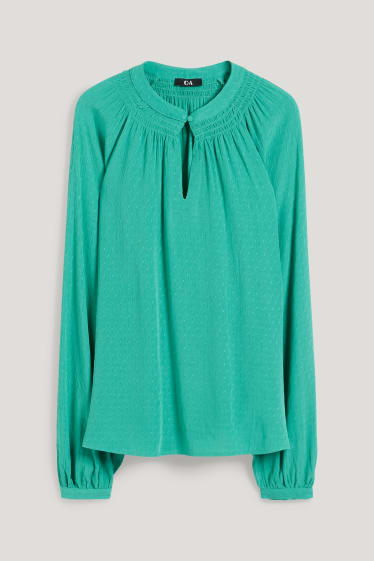 Damen - Bluse - grün