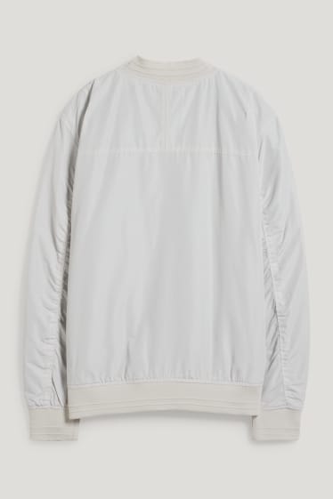 Men - Track jacket - light gray