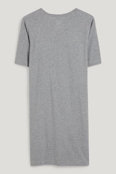 Women - Nightshirt - Mickey Mouse - gray-melange