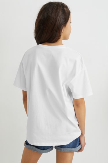 Kids Girls - Tricou cu mânecă scurtă - alb