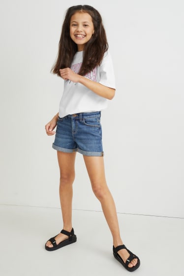 Kids Girls - Tricou cu mânecă scurtă - alb