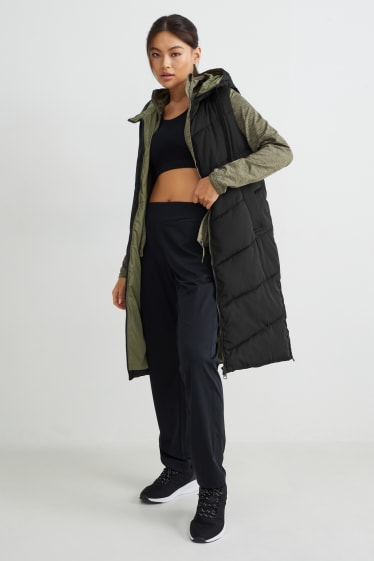Dames - Functionele bodywarmer - fitness - THERMOLITE® - zwart