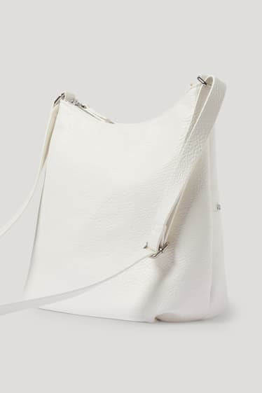 Dona - Bossa de bandolera - pell sintètica - blanc