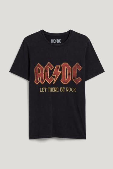 Clockhouse Boys - T-shirt - AC/DC - zwart