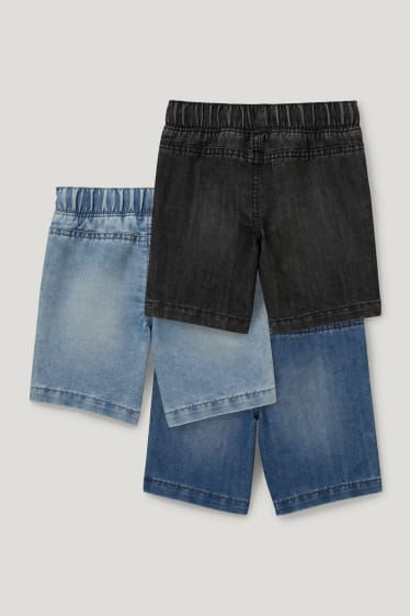 Toddler Boys - Multipack 3er - Jeans-Bermudas - jeans-hellblau