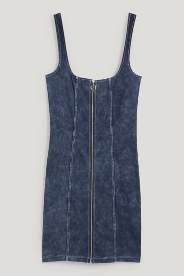 Clockhouse femme - CLOCKHOUSE - robe en jean - jean bleu