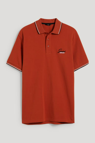 Herren - Poloshirt - havanna