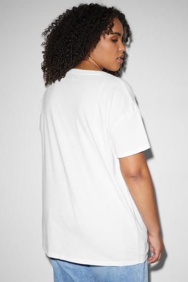 Damen XL - CLOCKHOUSE - T-Shirt - weiss