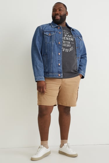 Hommes grandes tailles - T-shirt - noir