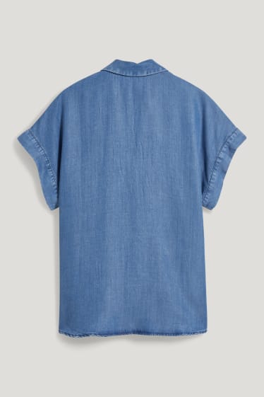 Femei - Bluză - denim-albastru deschis