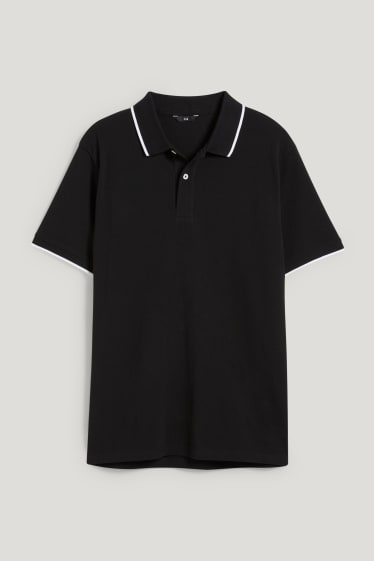 Heren - Poloshirt - zwart