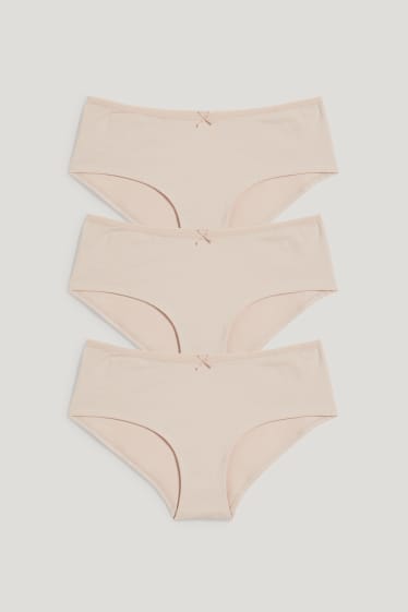 Donna - Confezione da 3 - coulotte - beige chiaro