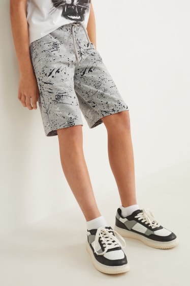 Kids Boys - Multipack 2er - Sweatshorts - schwarz