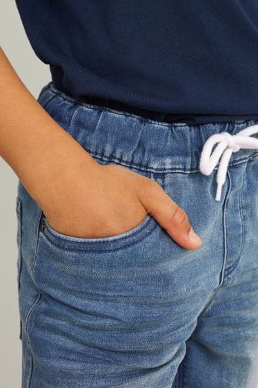 Kids Boys - Multipack 2er - Jeans- und Stoffshorts - jeans-hellblau