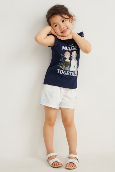 Toddler Girls - Frozen - maglia a maniche corte - blu scuro