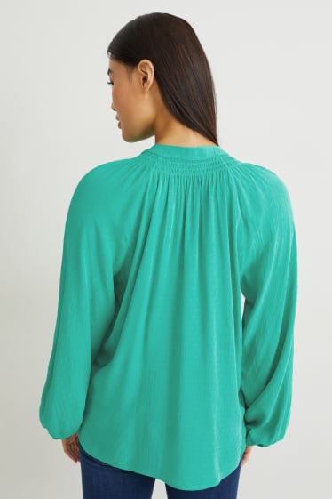 Damen - Bluse - grün