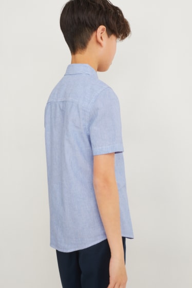 Toddler Boys - Hemd - blau / weiß