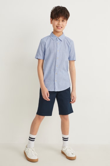Toddler Boys - Hemd - blau / weiß