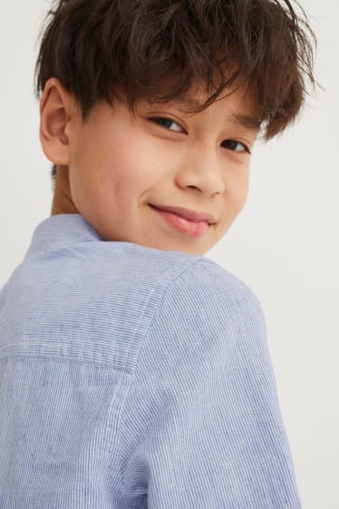 Toddler Boys - Hemd - blau / weiß