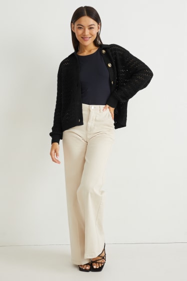 Femmes - Gilet en maille - noir