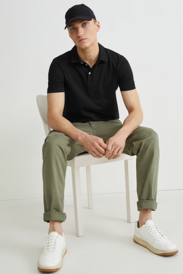 Hommes - Polo - Flex - noir