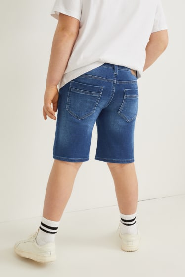 Kids Boys - Extended Sizes - Multipack 2er - Jeans-Shorts - Jog Denim - jeans-blau