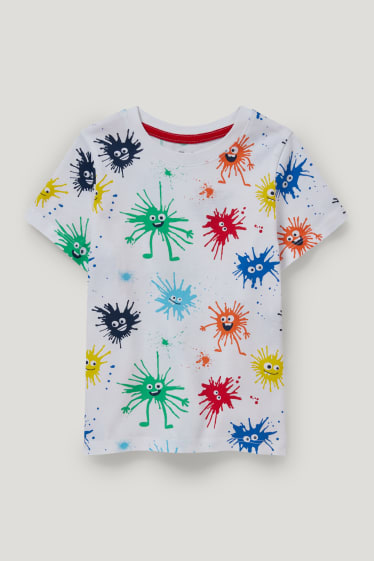 Exclu web - Ensemble - T-shirt et short - 2 pièces - blanc