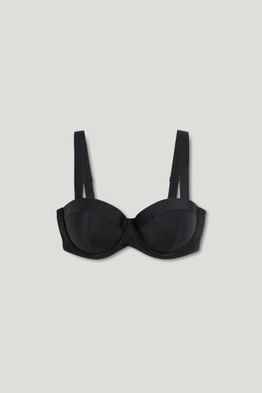 Donna - Bikini con ferretti - imbottito - LYCRA® XTRA LIFE™ - nero
