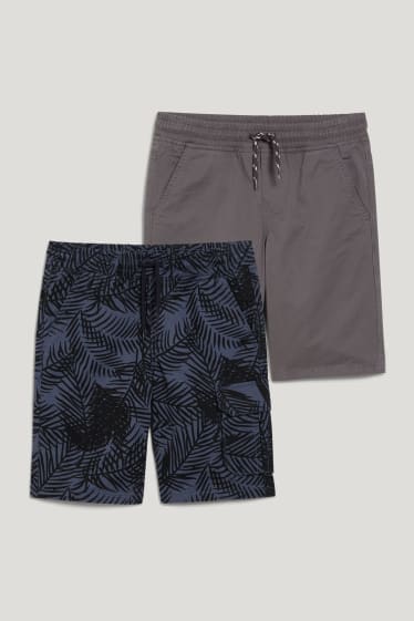 Kids Boys - Multipack of 2 - shorts - dark green / dark blue