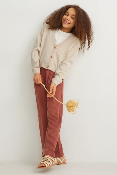 Kids Girls - Cardigan tricotat - bej