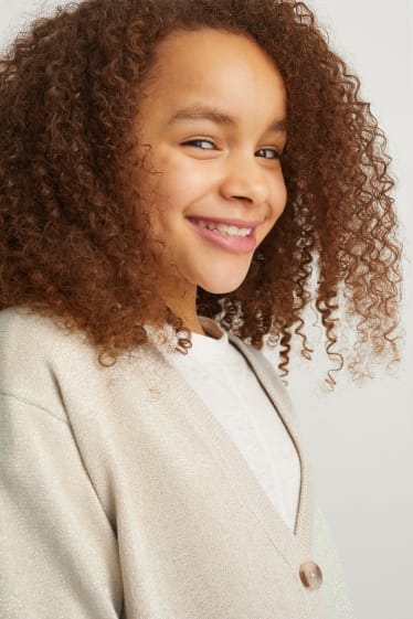 Kids Girls - Cardigan tricotat - bej