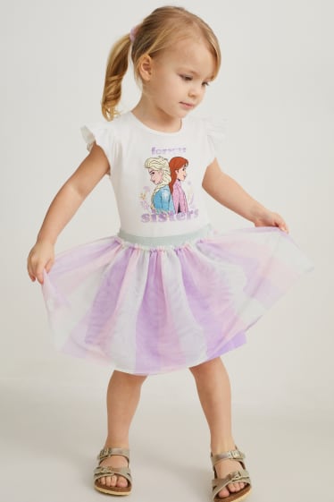 Toddler Girls - Frozen - set - dress and scrunchie - 2 piece - cremewhite