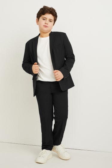 Bambini: - Taglie estese - blazer coordinabile - stretch - LYCRA® - nero