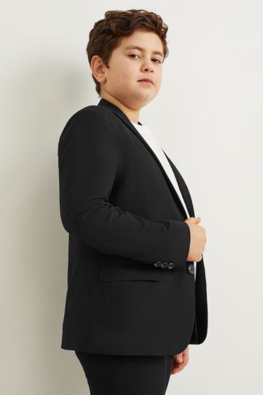 Bambini: - Taglie estese - blazer coordinabile - stretch - LYCRA® - nero