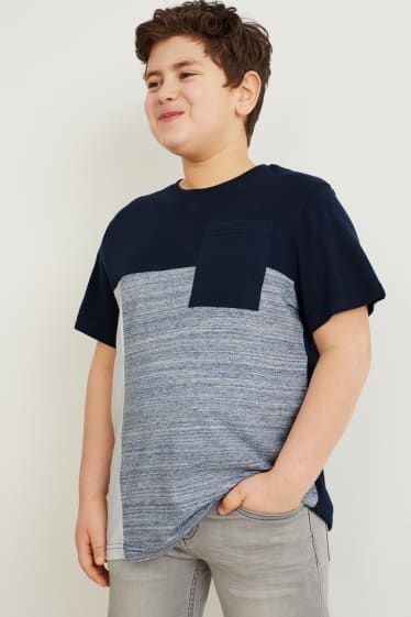 Kids Boys - Extended Sizes - Multipack 6er - Kurzarmshirt - weiß