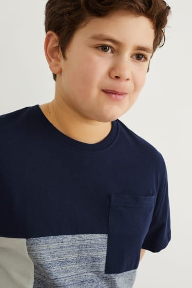 Niños - Tallas extendidas - pack de 6 - camisetas de manga corta - blanco