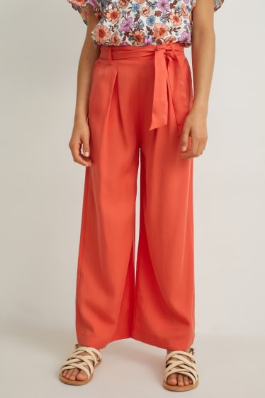 Niñas - Pantalón - naranja