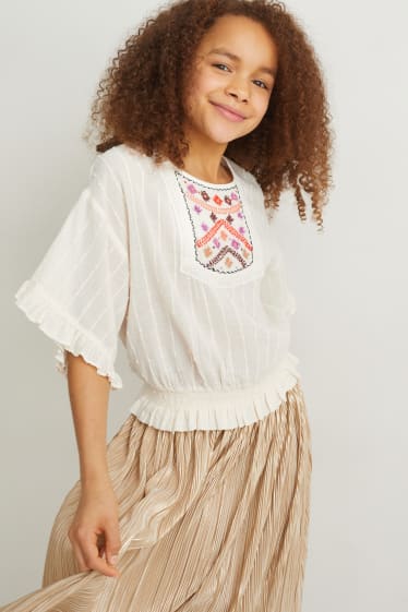 Bambine: - Blusa - bianco crema