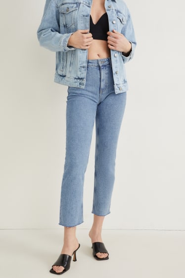 Dona - Straight jeans - high waist - LYCRA® - texà blau clar