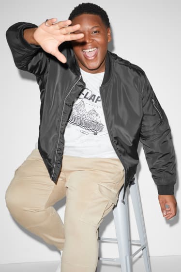 Clockhouse Boys - Bomber jacket - black