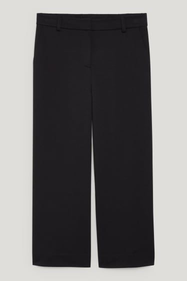 Femmes - Jupe-culotte - high waist - coupe droite - noir