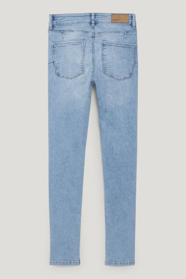 Donna - Skinny jeans - vita media - jeans modellanti - LYCRA® - jeans azzurro