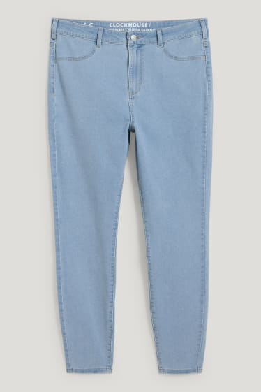 Dona XL - CLOCKHOUSE - super skinny jeans - high waist - texà blau clar