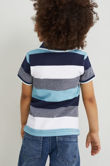 Toddler Boys - Set van 2 - poloshirt - wit